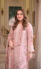 Aneela's Luxury 3PC Embroidery Lawn Suit Anls#1