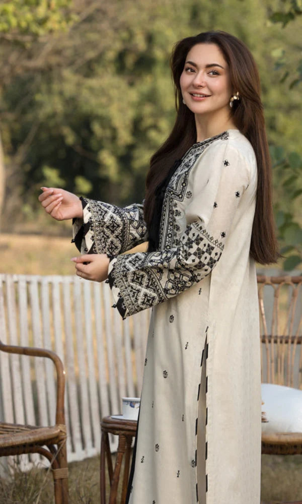Maria.B 3PC Lawn Embroidered Suit -AL021